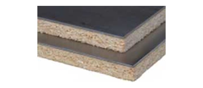 Plasterboard with a lead lining